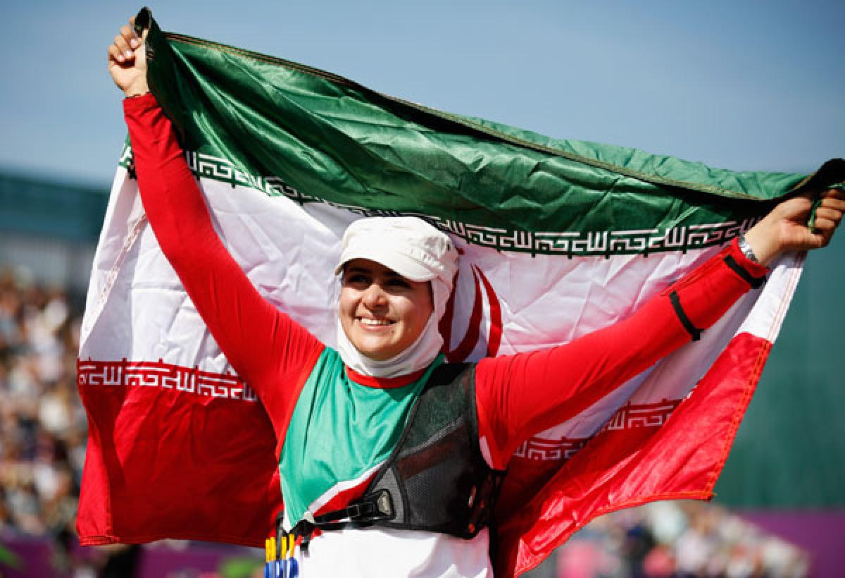 Zahra Nemati won gold at London 2012