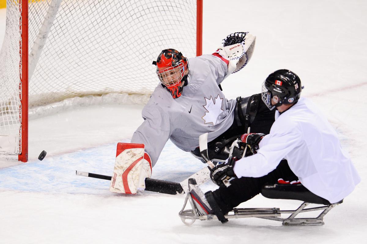 Benoit St.Amand Canada sledge hockey Sochi