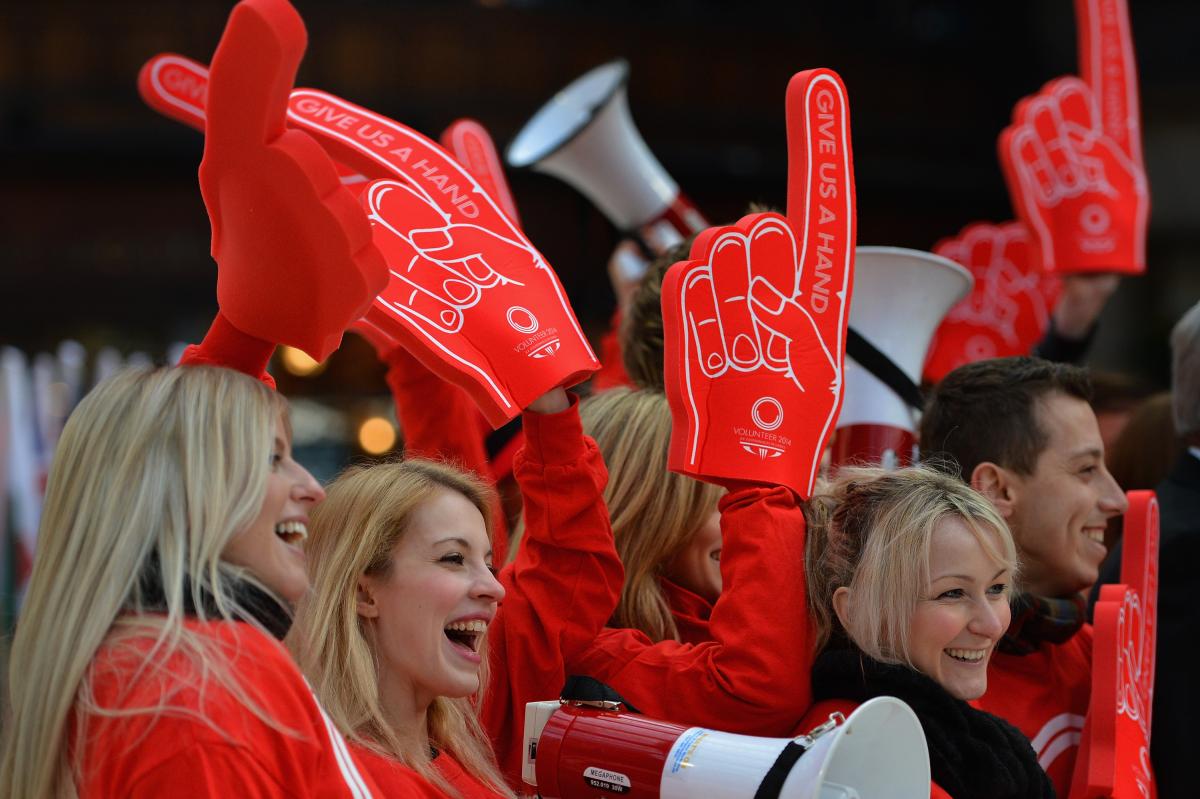 The Glasgow 2014 volunteers were nicknamed Clyde-Siders.