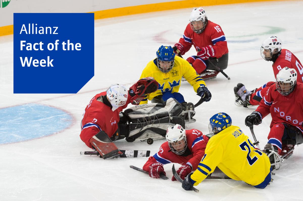 Allianz Fact of the Week Ice sledge hockey