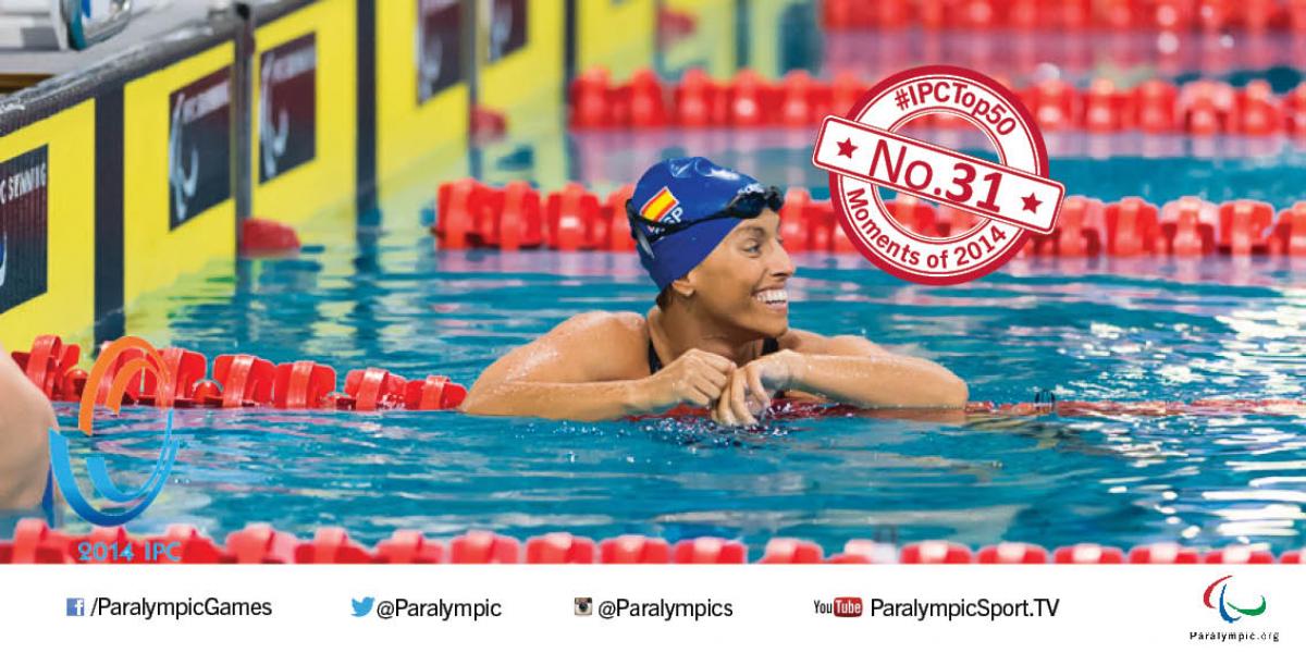 Women in swimming pool, smiling