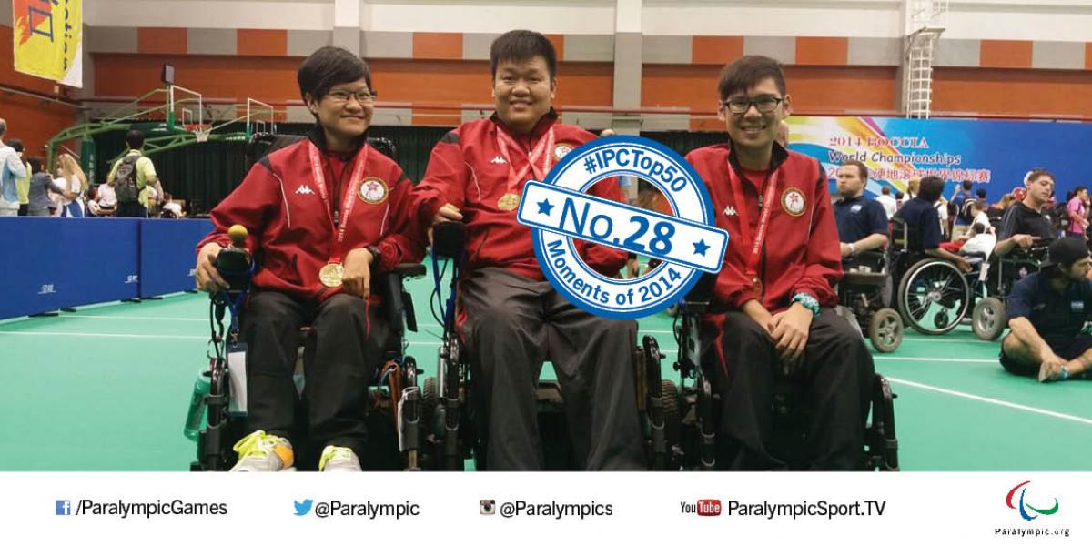 No. 28 Leung Yuk Wing back to winning ways in boccia