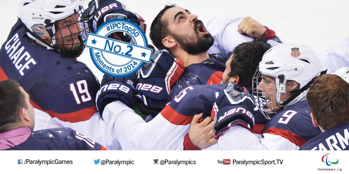 No. 2 NBC broadcast ice sledge hockey gold medal match
