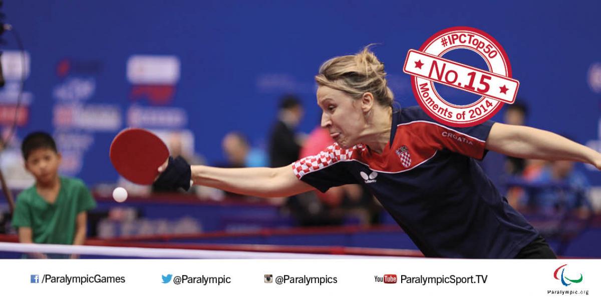 Sandra Paovic wins para table tennis world championships