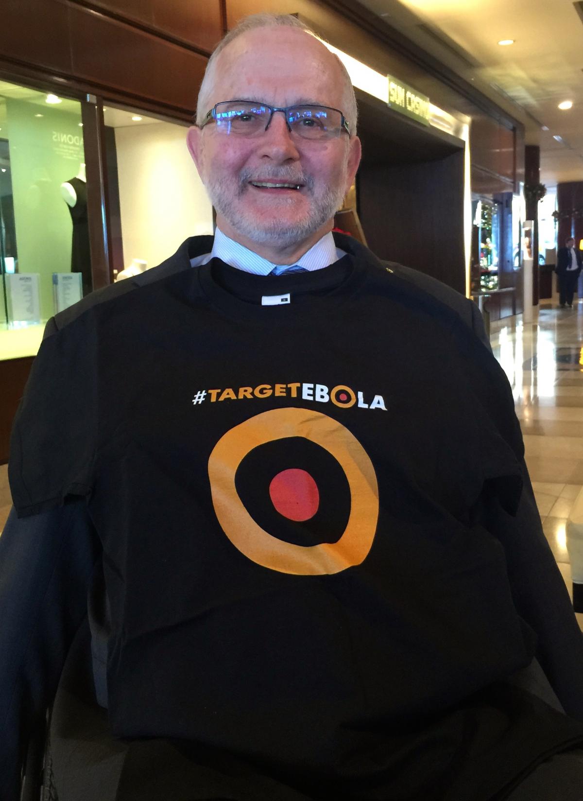 Sir Philip Craven Eblola The IPC has signed up to support the WOA's #TargetEbola campaign.