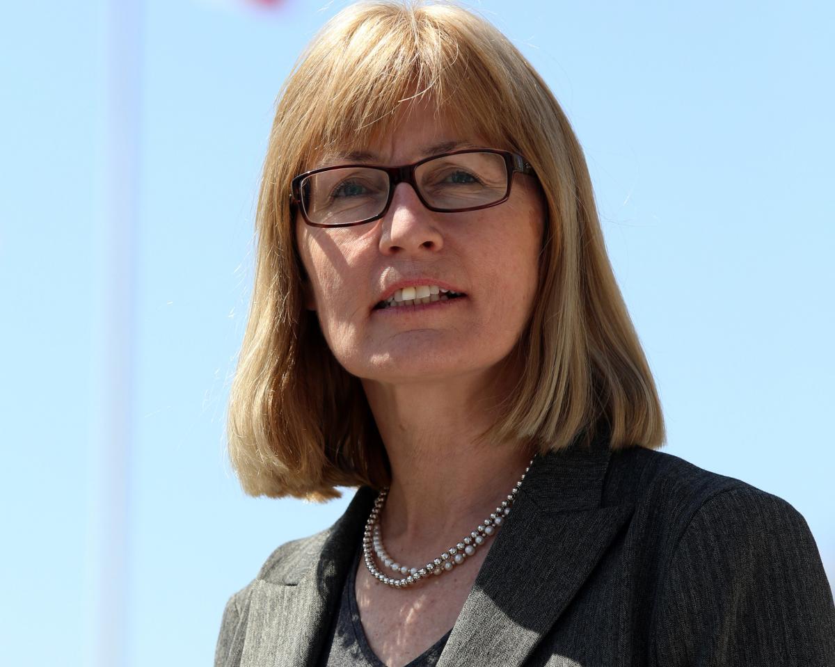 Canadian Paralympic Committee CEO Karen O'Neill Portrait shot of blond women