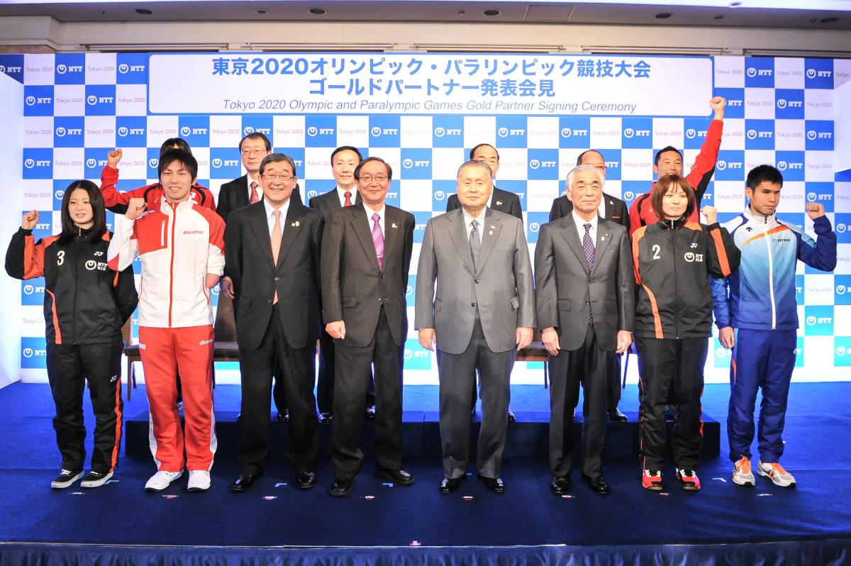 Tokyo 2020 and NTT signing ceremony The official Telecommunications Services partner NTT has been announced as Tokyo 2020’s very first Gold Partner.