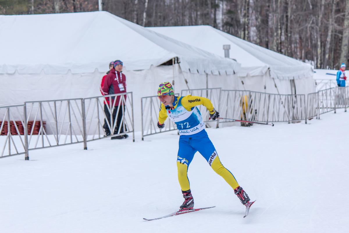 Oleksandra Kononova Cable 2015 Ukraine's Oleksandra Kononova won golds in biathlon and cross-country at the Cable 2015 Nordic skiing Worlds.