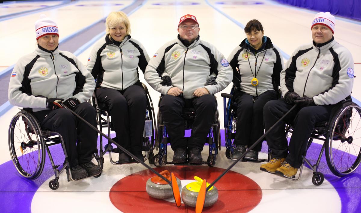 Russian team - Wheelchair Curling