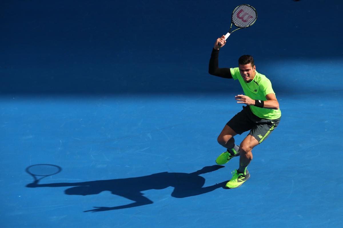 Milos Raonic of Canada 