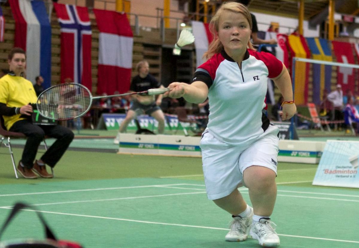 Rebecca Bedford of Great Britain - para-badminton Rebecca Bedford of Great Britain - para-badminton