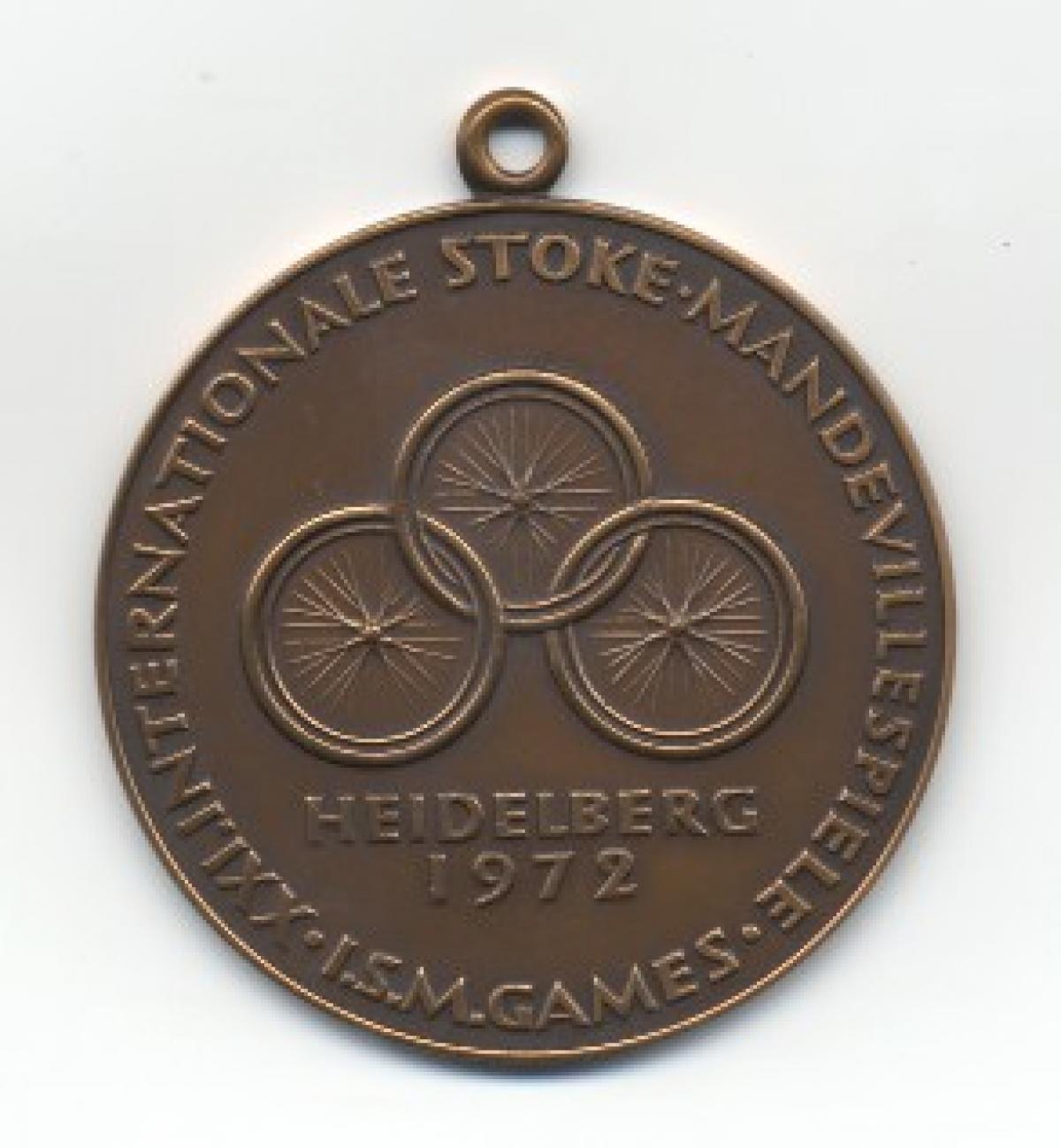 Heidelberg 1972 Paralympic medals