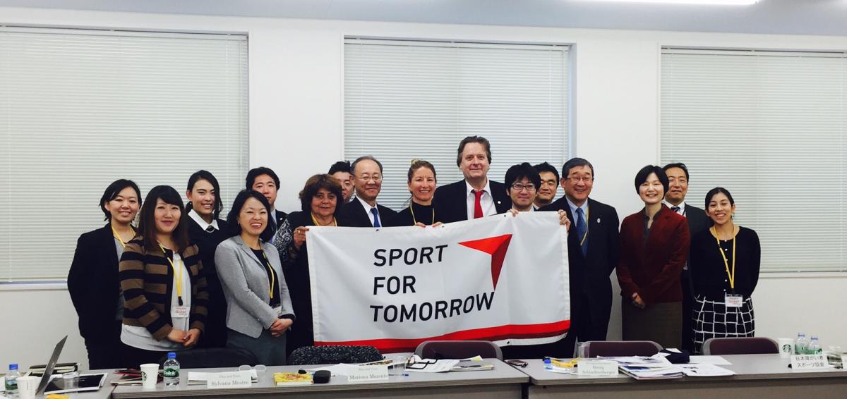 “Sport for tomorrow” workshop in Tokyo Group shot