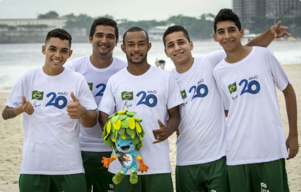 Brazil’s Paralympic footballers