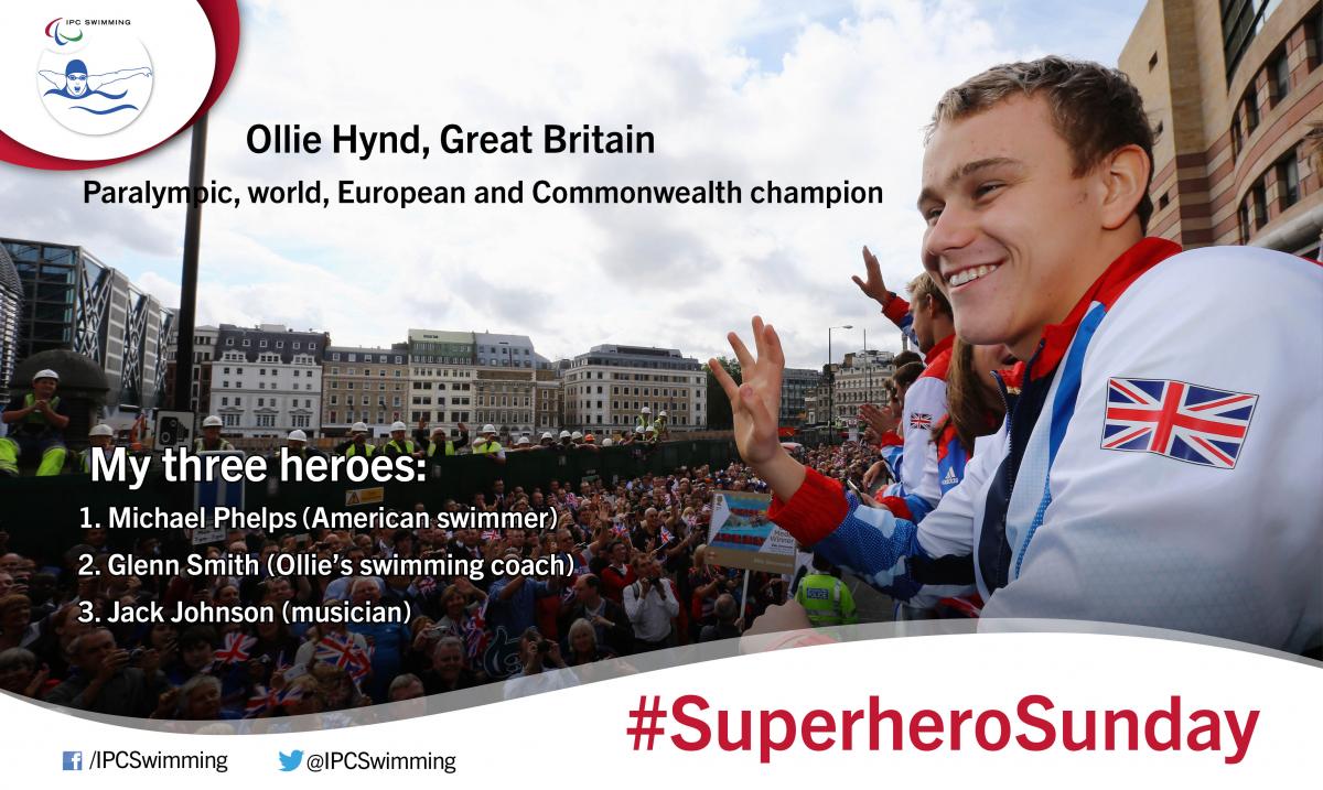 Great Britain’s Paralympic, world, European and Commonwealth champion Ollie Hynd gives an insight into his three heroes.