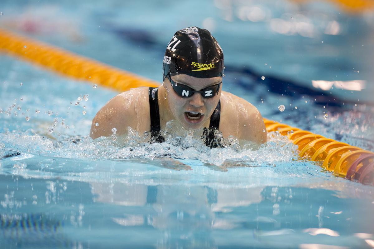 Mary Fisher NZL - 2015 IPC Swimming World Championships, Glasgow GBR Mary Fisher of New Zealand competes at the 2015 IPC Swimming World Championships in Glasgow, Great Britain.