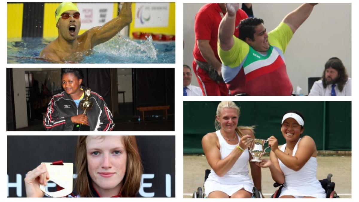 Athlete of the month July 2015 nominations Collage of five athletes photos