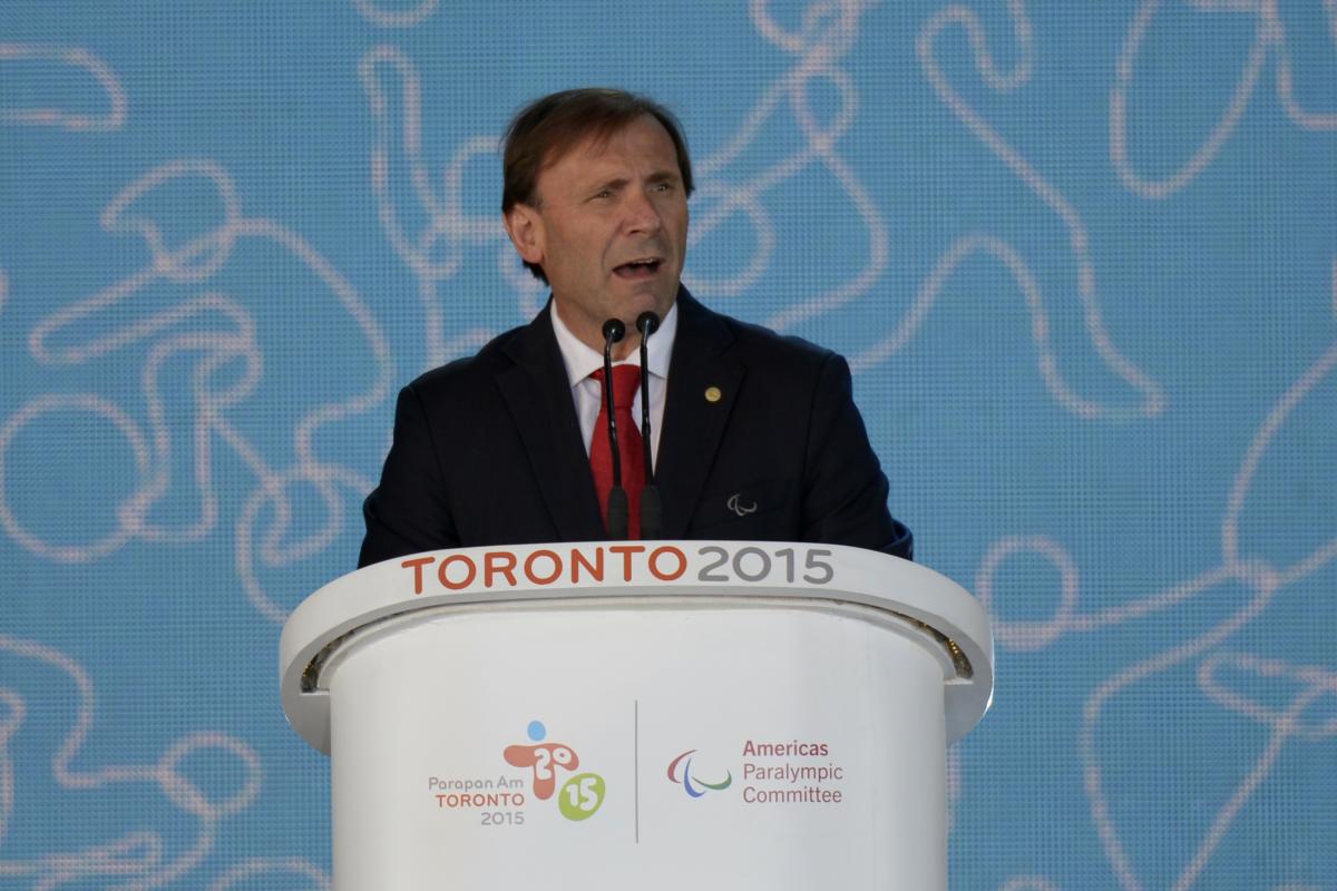 Jose Luis Campo - Toronto 2015 Parapan American Games Jose Luis Campo, president of the Americas Paralympic Committee.