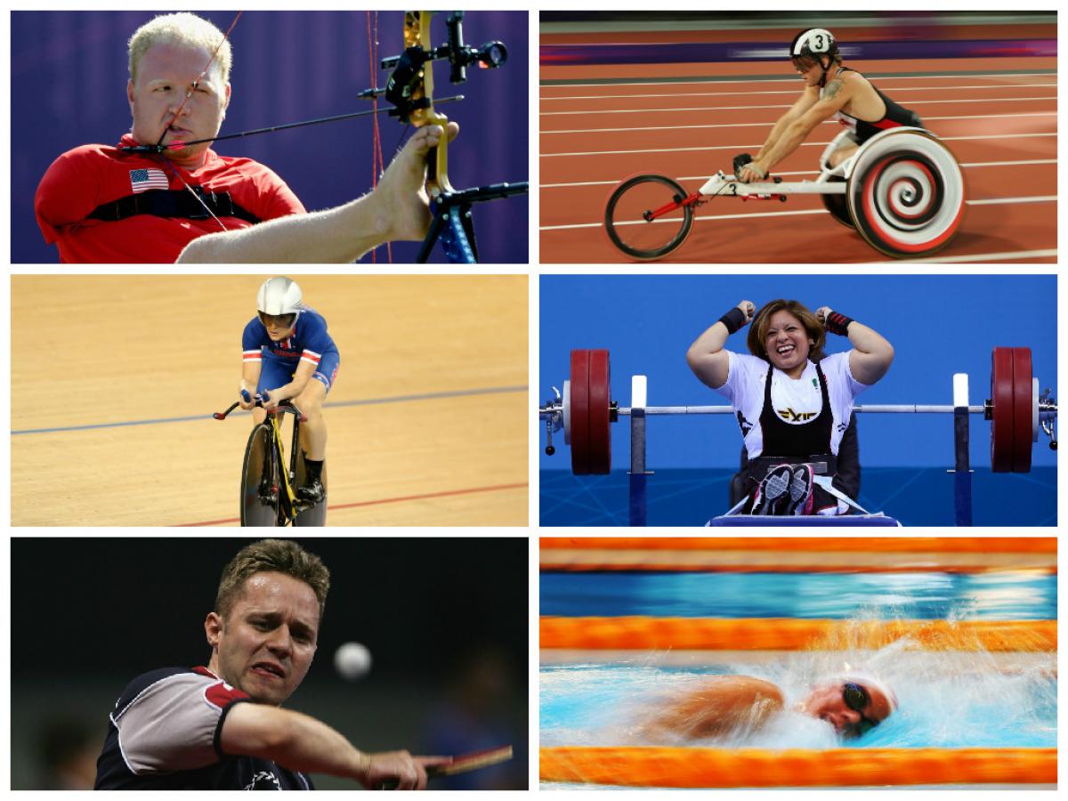 Toronto 2015: Day three preview - Collage Matt Stutzman, Josh Cassidy, Jennifer Schuble, Amalia Perez, Leibovitz Tahl and Aurelie Rivard.