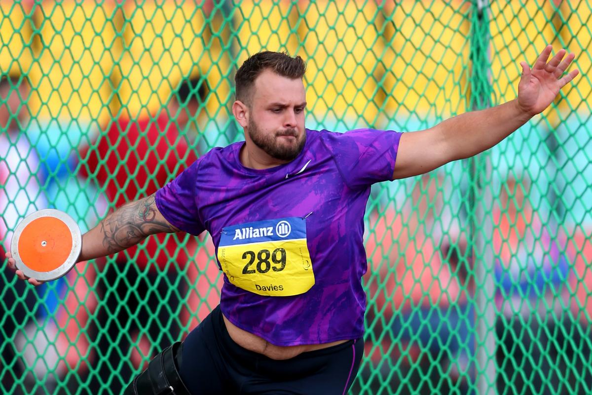 Aled Davies at the 2015 IPC Athletics Grand Prix