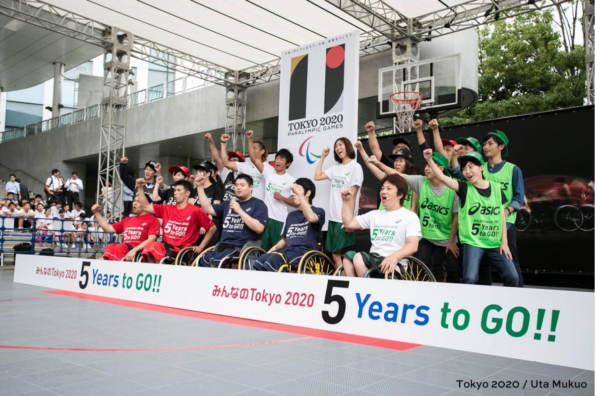 Five-year Countdown Event sparks passion in Tokyo for Paralympic Sports.