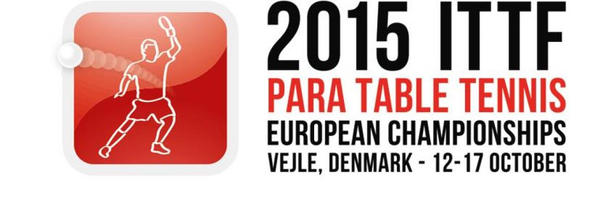 Logo ITTF European Championships Vejle Denmark Logo ITTF European Championships Vejle Denmark