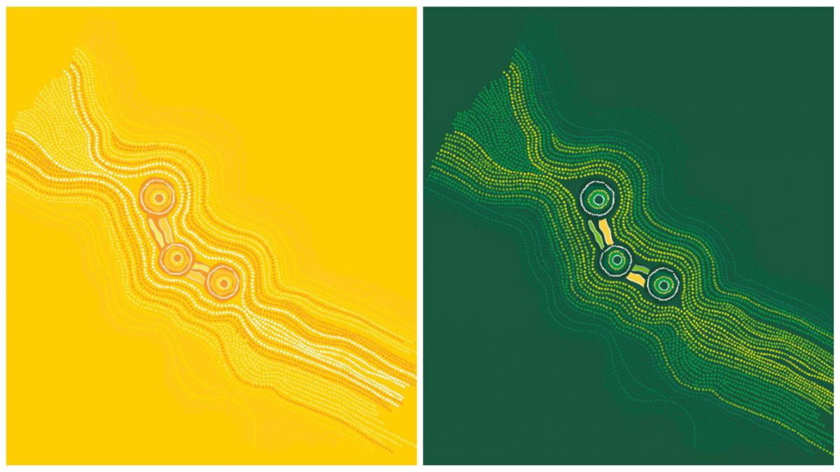 Balarinji Australia Balarinji’s textile design for Australian Paralympic uniform