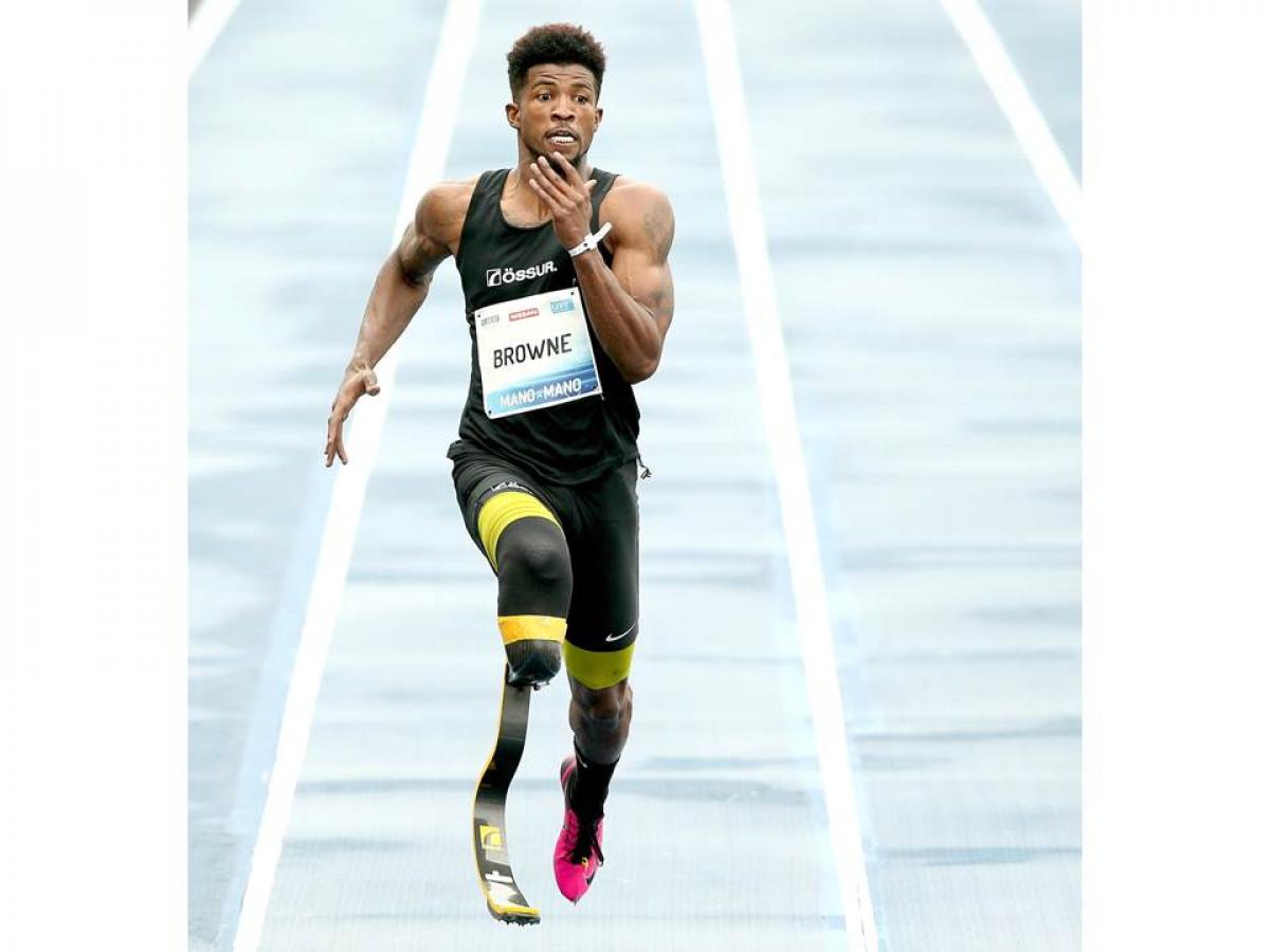 Richard Browne Richard Browne of the United States compete in the Mano a Mano Athletics Challenge