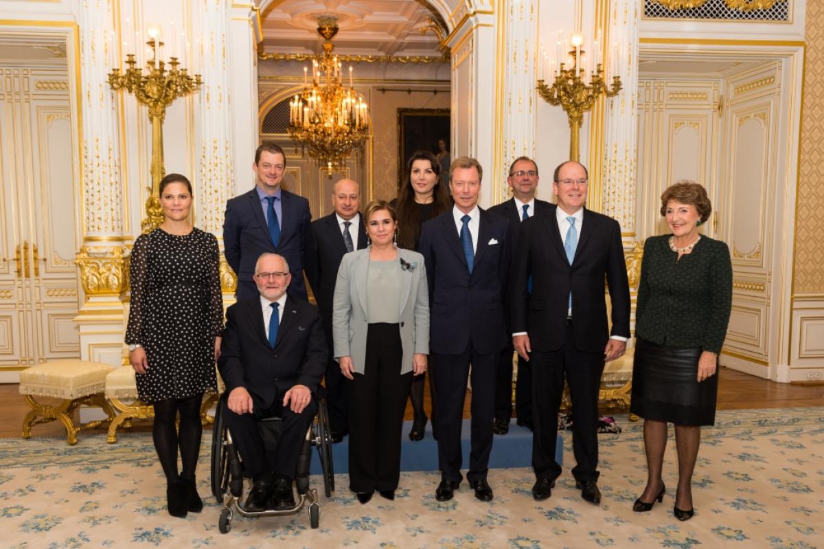 IPC Honorary Board meeting - Luxembourg - 2015 Group photo of people in a impressice hall