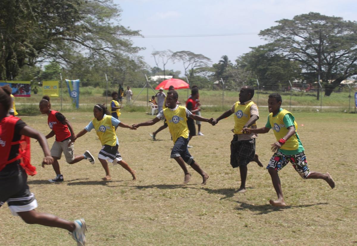 Honiara Disability Inclusive Sports and Fun Day Kids playing