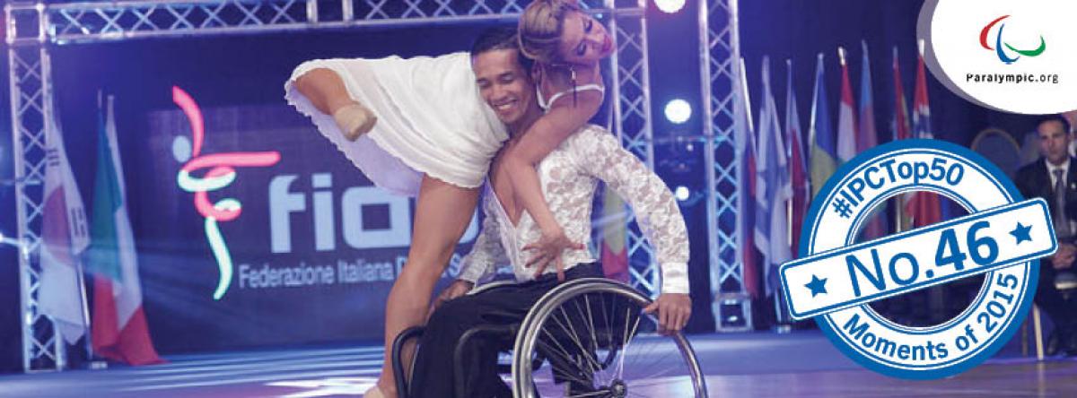 IPC Top 50 2015 - No.46 Mexico, Philippines shine at World Championships Graphic with wheelchair dance couple dancing