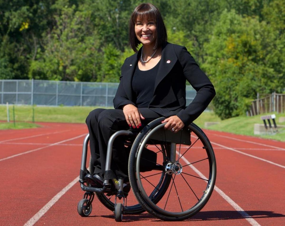 Canada’s Chantal Peticlerc, a 14-time Paralympic gold medallist in wheelchair racing, was selected by the Women in Sport Committee as the winner of the 2015 recognition for her work in para-sport since retiring.