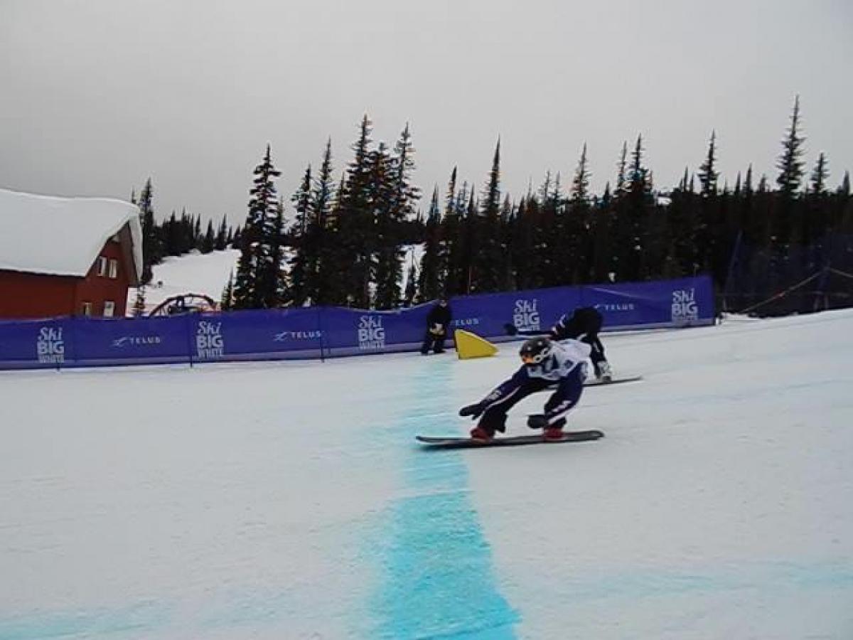 Sochi 2014 Paralympic Games silver medallist Shea went right to the line with bronze medallist teammate Keith Gabel in an exhilarating big final of the men’s SB-LL2.