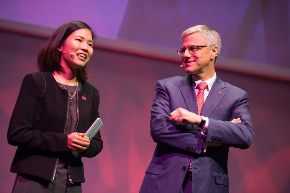 Alain Dehaze with Ayumi Kunori 