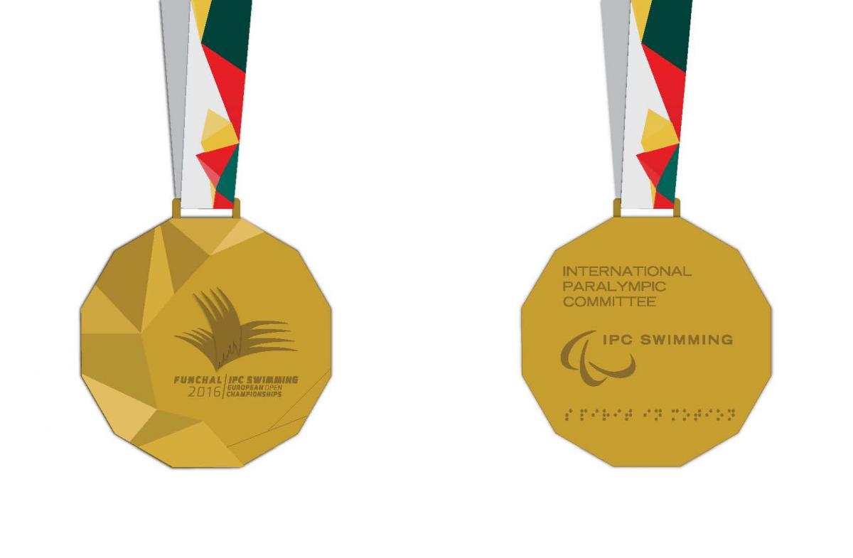 Medals unveiled for IPC Swimming Euros