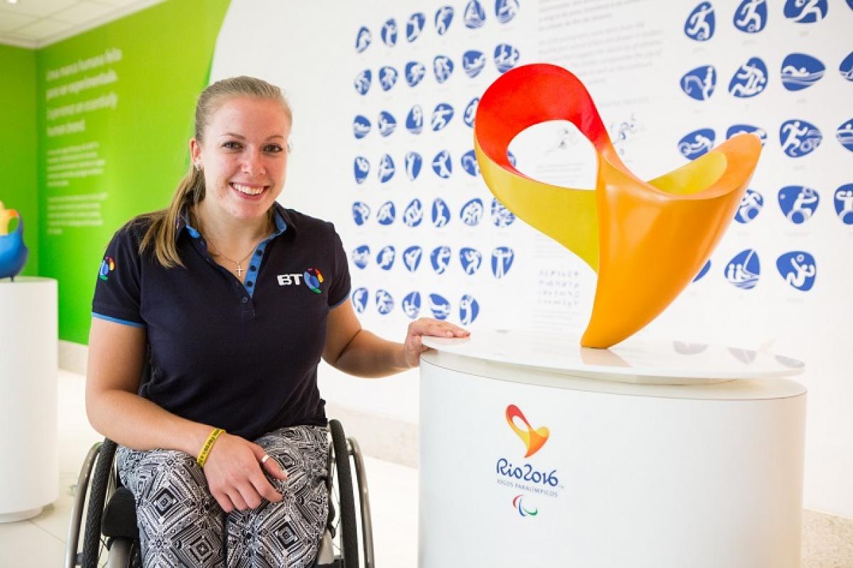 Cockroft visited the Rio 2016 headquarters during a trip to the Paralympic Games host city