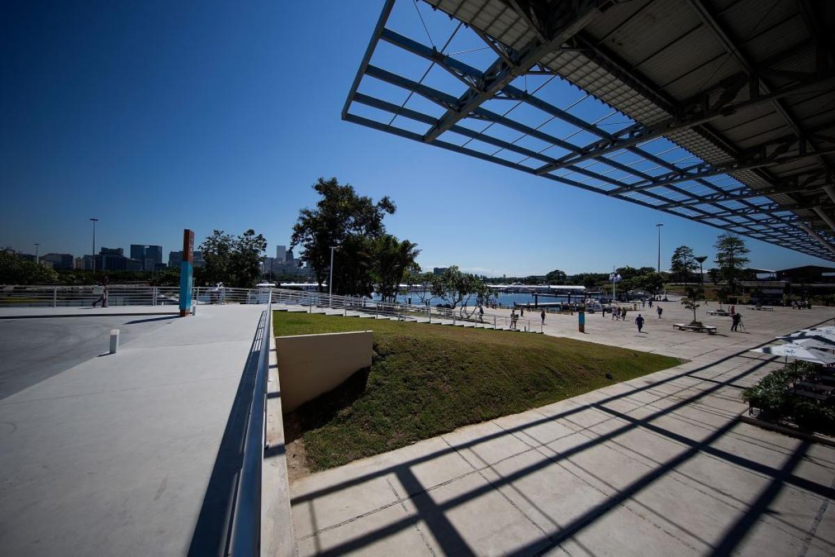 General view of the newly renovated Marina da Gloria which will host the sailing competitions of the Rio 2016 Olympic and Paralympic Games.