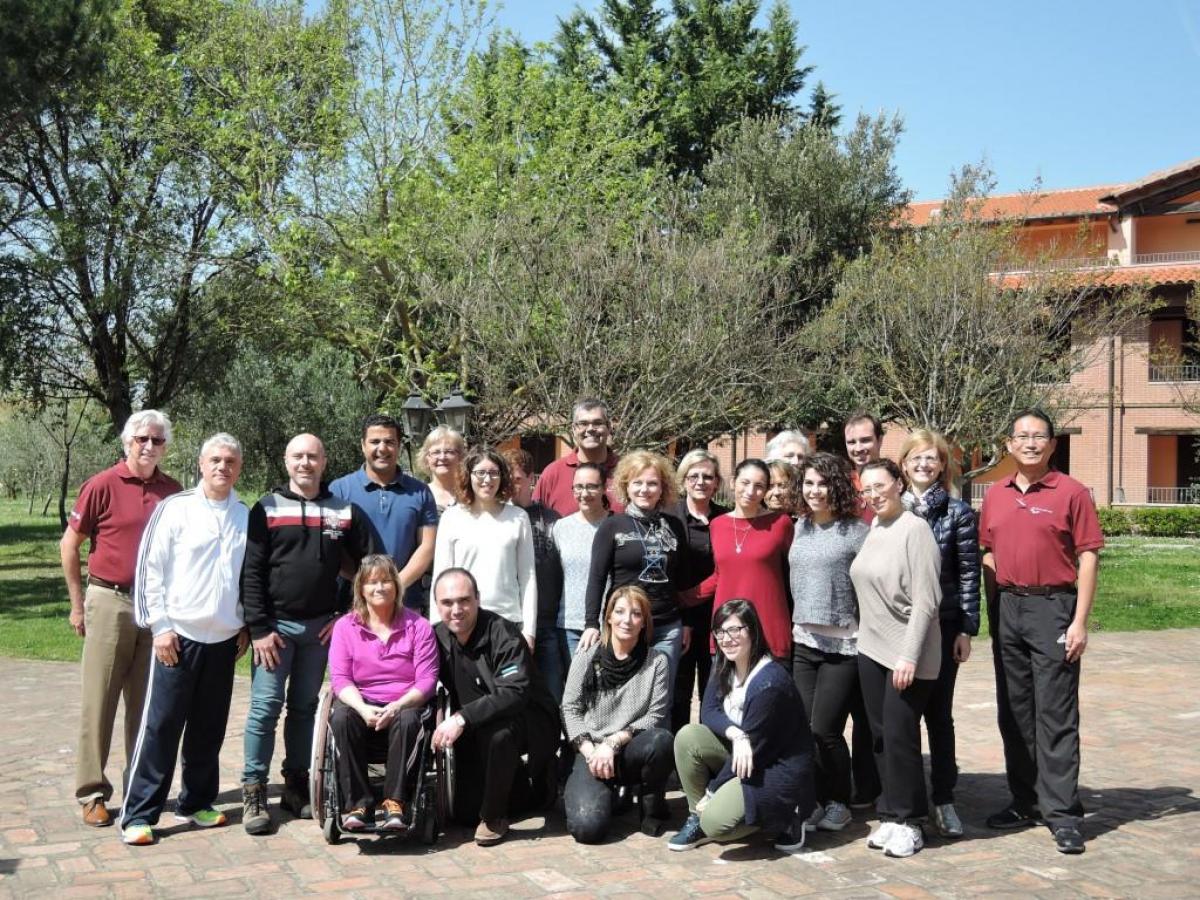 Group shot of 23 people.