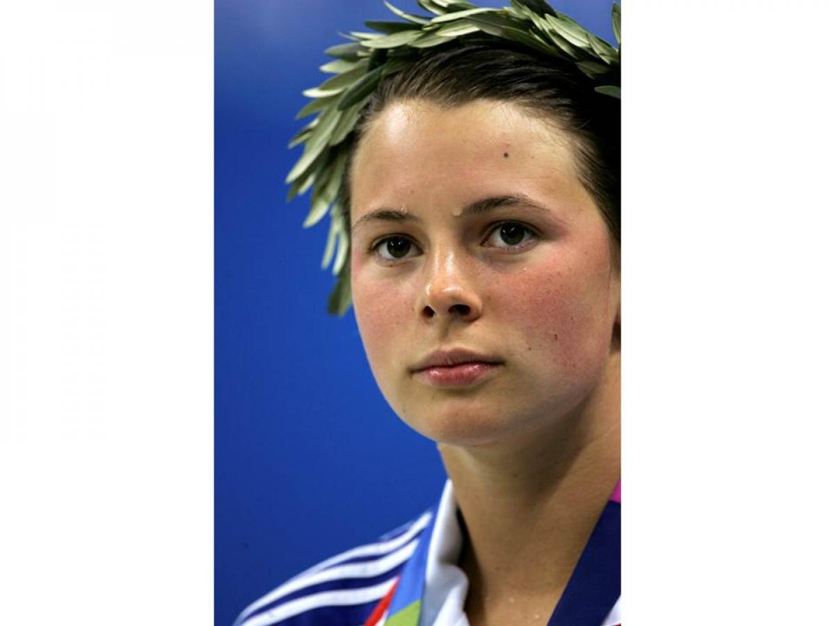 Liz Johnson - swimming Paralympic gold medallist Liz Johnson