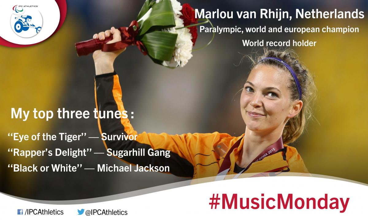 Music Monday - Marlou van Rhijn Marlou van Rhijn shares with us her three favourite tunes.