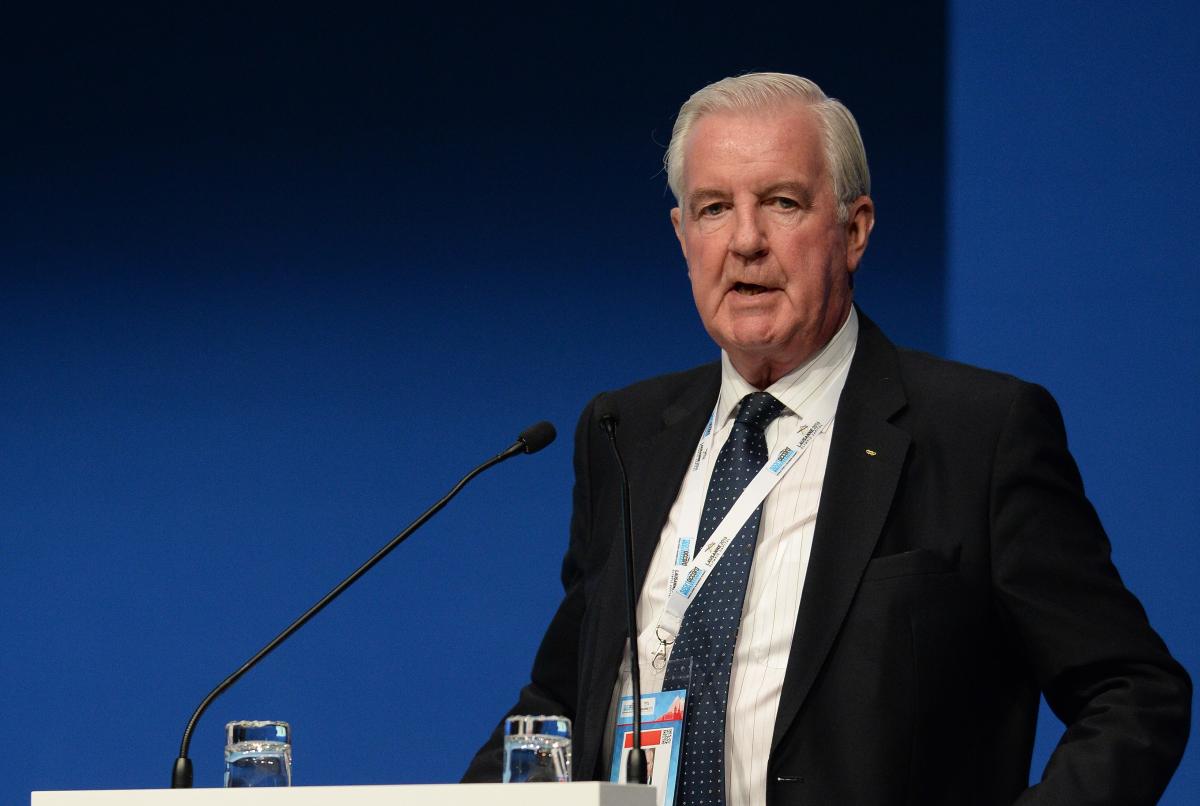 WADA President Sir Craig Reedie