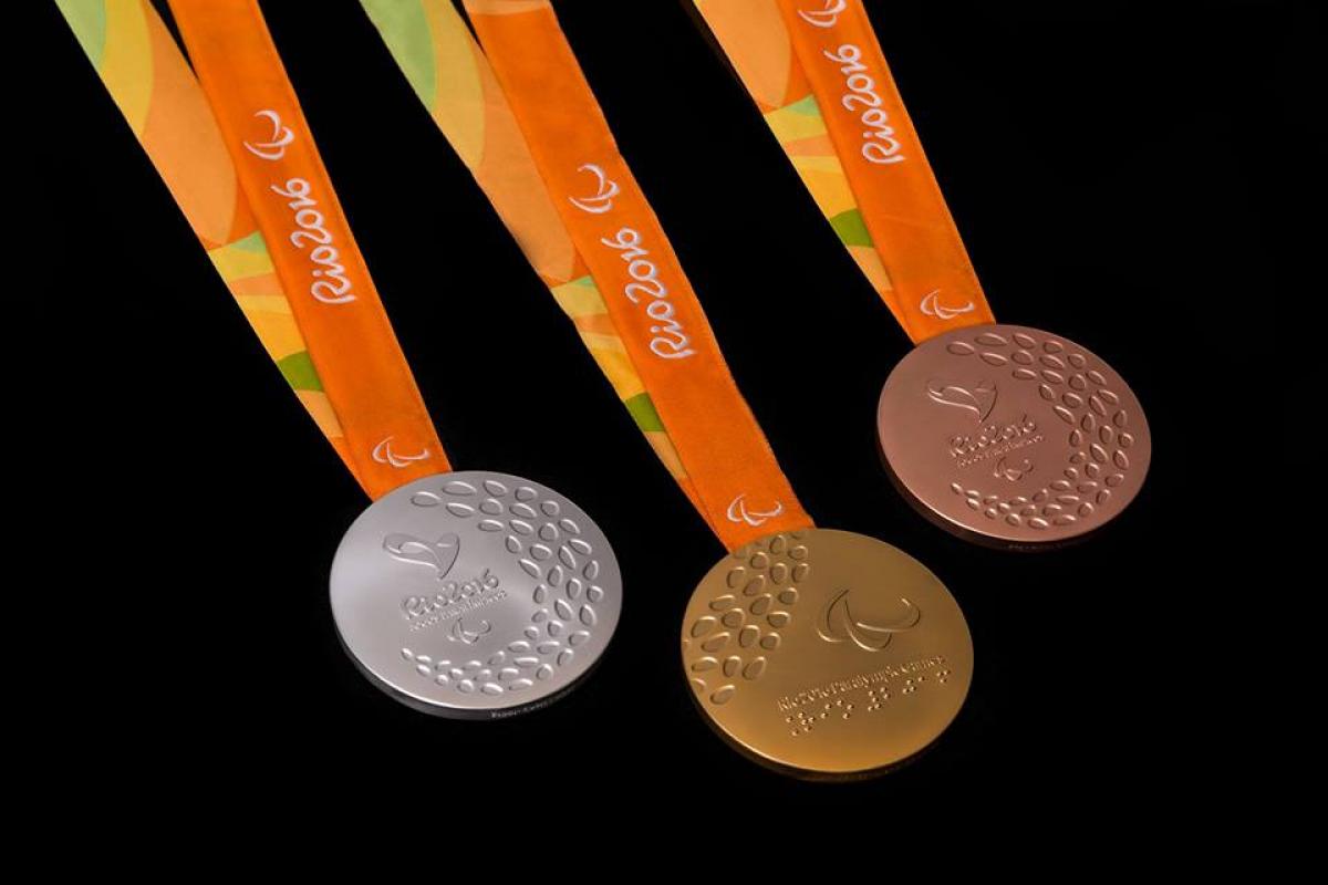 These are the medals athletes will compete for at the Rio 2016 Paralympic Games.