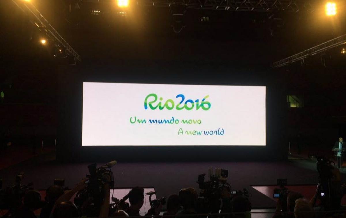 Image of Rio 2016's slogan 'A New World'