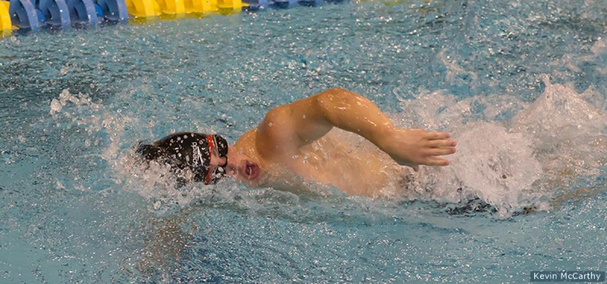 Zach Shattuck - USA - swimming A Para swimmer competes in a race