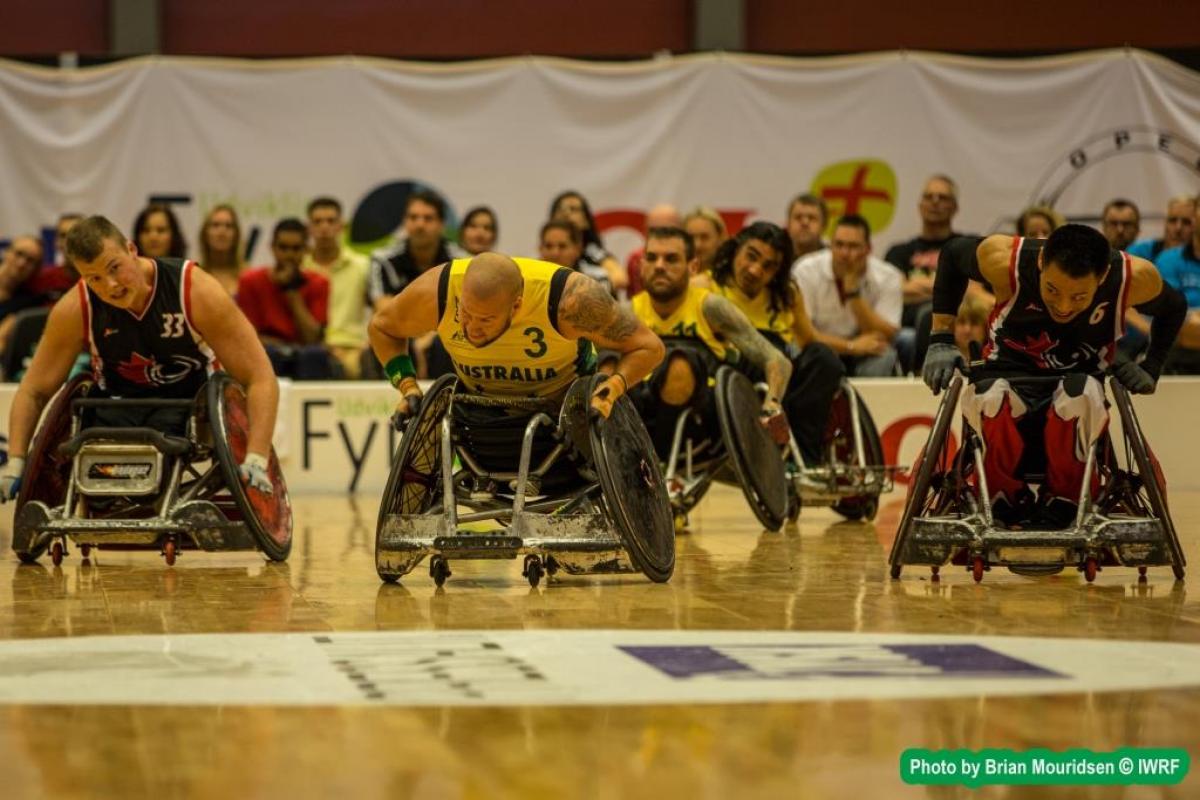 Wheelchair rugby - Australia Australia at 2014 IWRF World Championship.