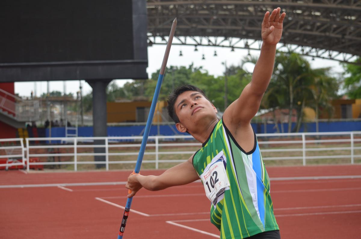 Boy with a javelin