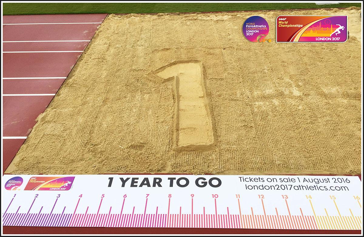 London2017 - #1YeartoGo It’s #1YeartoGo until the start of the World Para Athletics Championships in London, UK.