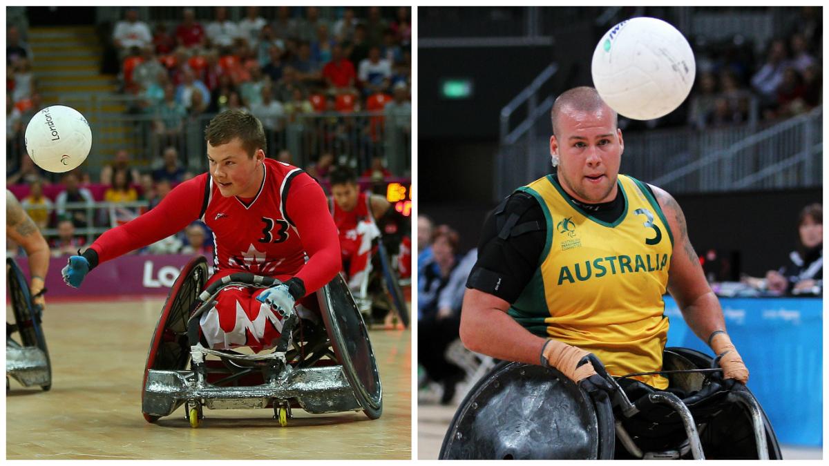 Canada’s Zak Madell and Australia’s Ryley Batt Canada’s Zak Madell and Australia’s Ryley Batt