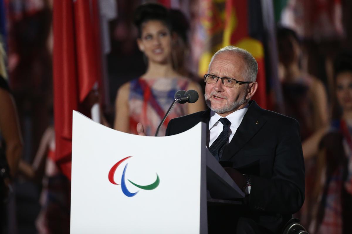 Sir Philip Craven - Rio 2016 Opening Ceremony Sir Philip Craven - Rio 2016 Opening Ceremony