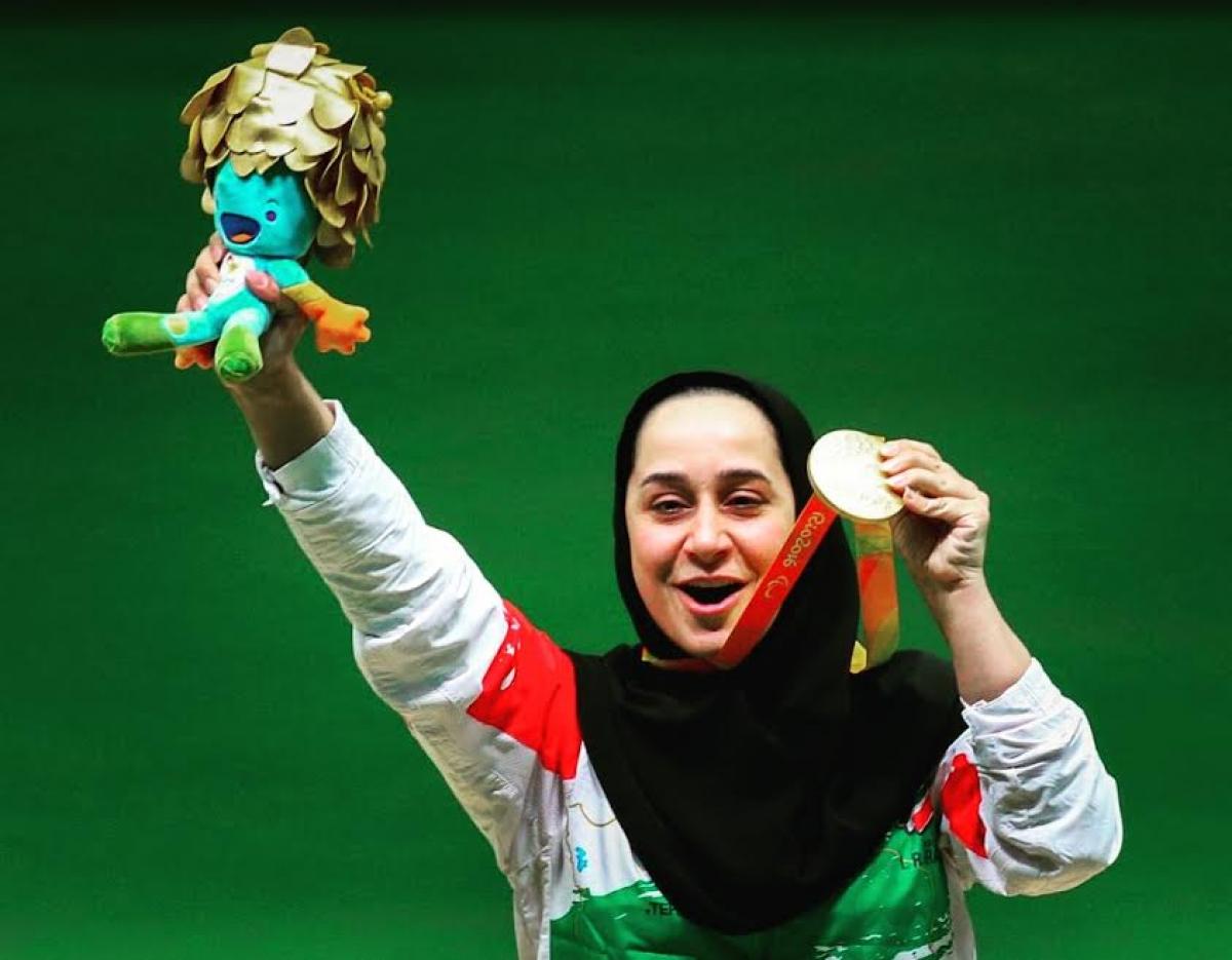 Sareh Javanmardidodmani Rio 2016 Sareh Javanmardidodmani wins shooting gold medal Rio 2016